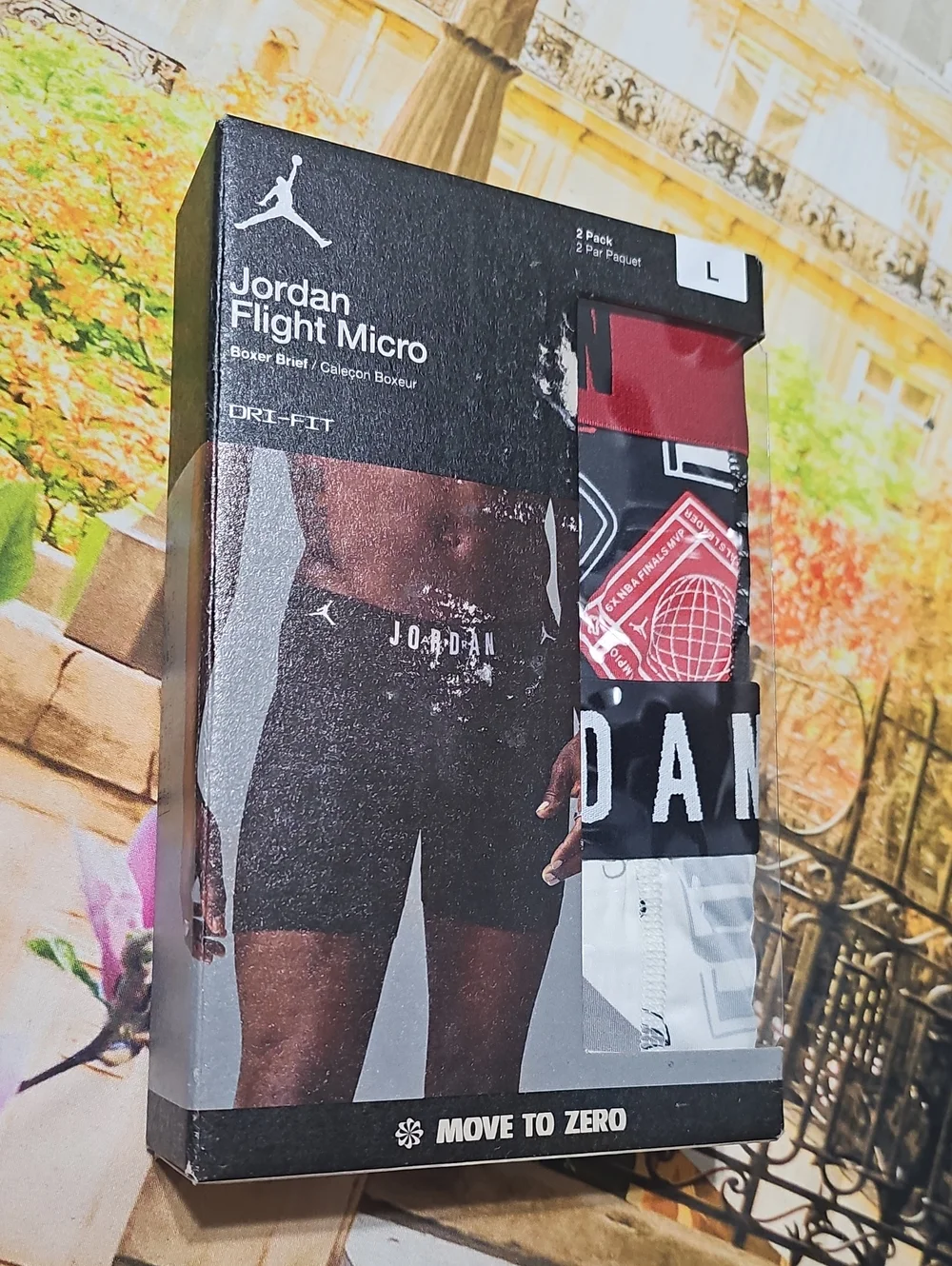 Jordan Flight Micro Graphic Logos Printed Boxer Briefs Size Large New
